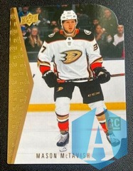 2021-22 Upper Deck Series 2 Mason McTavish RC 1994-95 Die Cut Retro #RDT-14